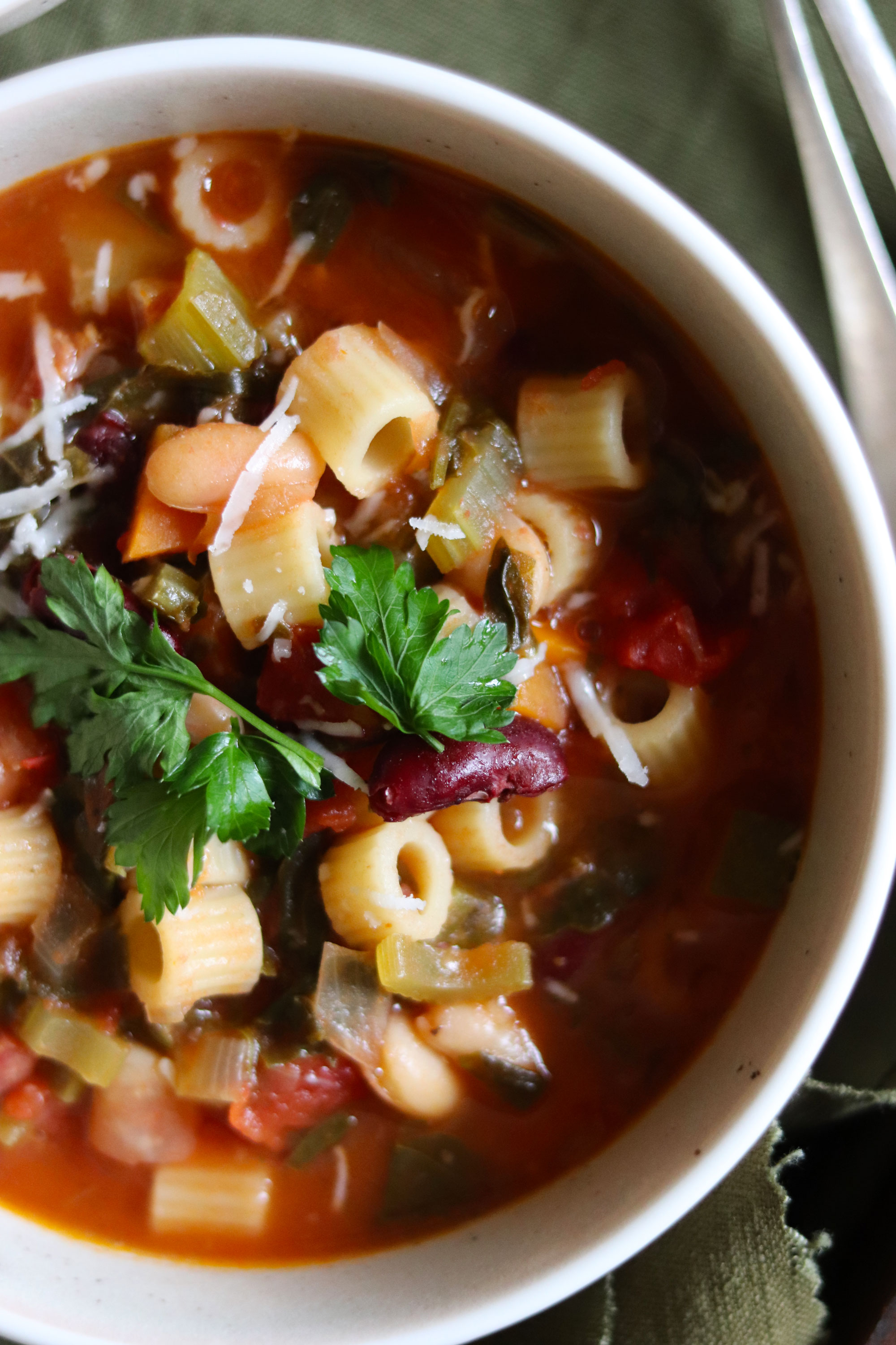 Italian Minestrone Soup | Soulful And Healthy