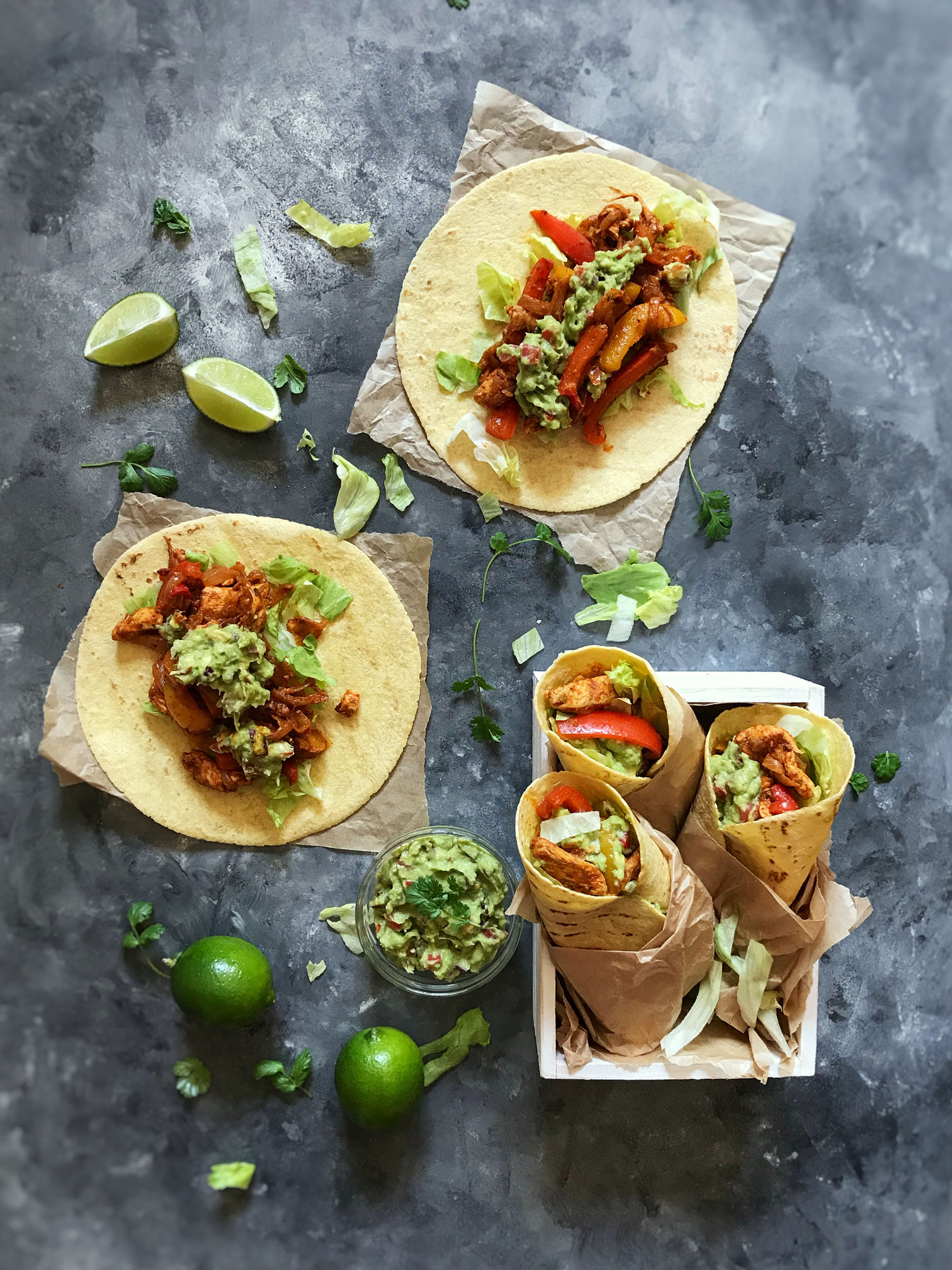 Chicken Fajita Corn Tortilla Wraps Soulful And Healthy