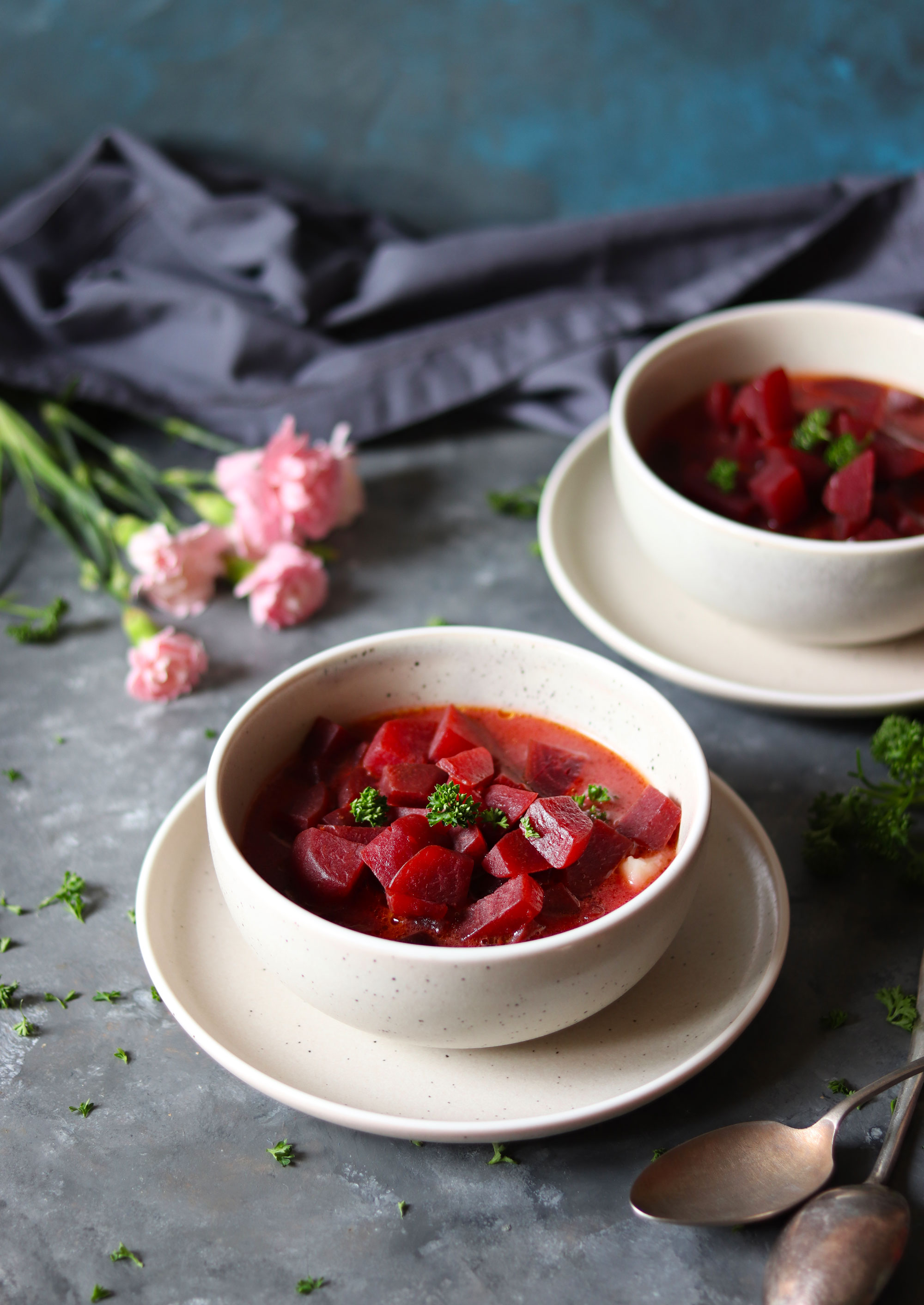 Zupa Buraczkowa -Polish Beetroot soup