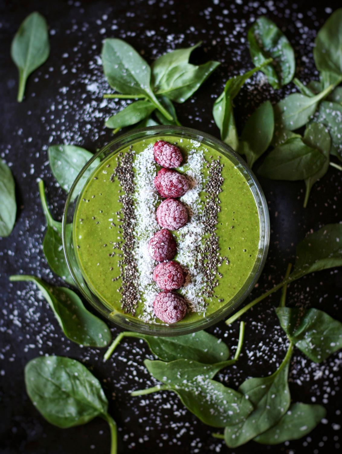 Super green spinach smoothie