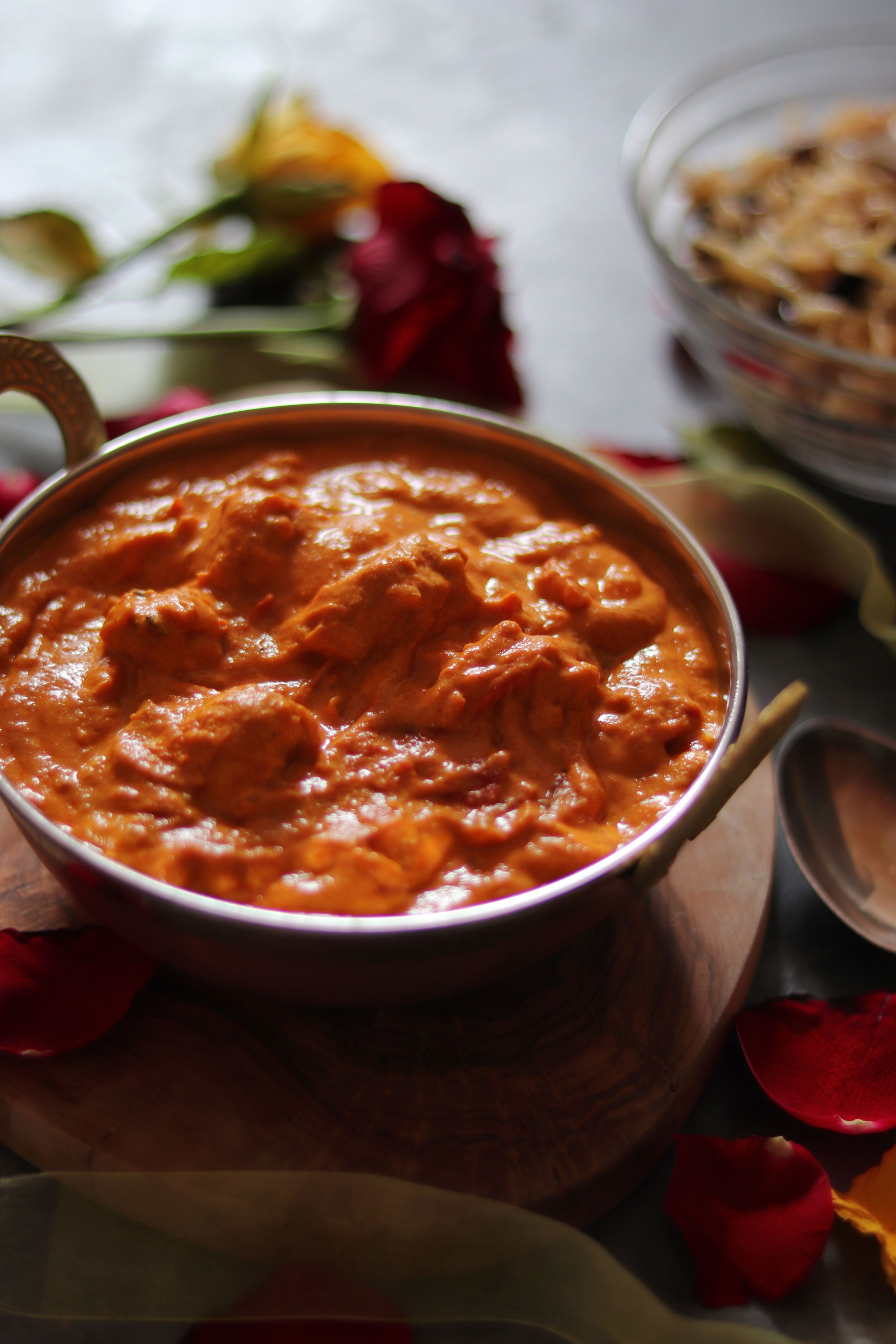 Chicken Curry With Creamy Cashew Paste Diary Free Soulful And Healthy