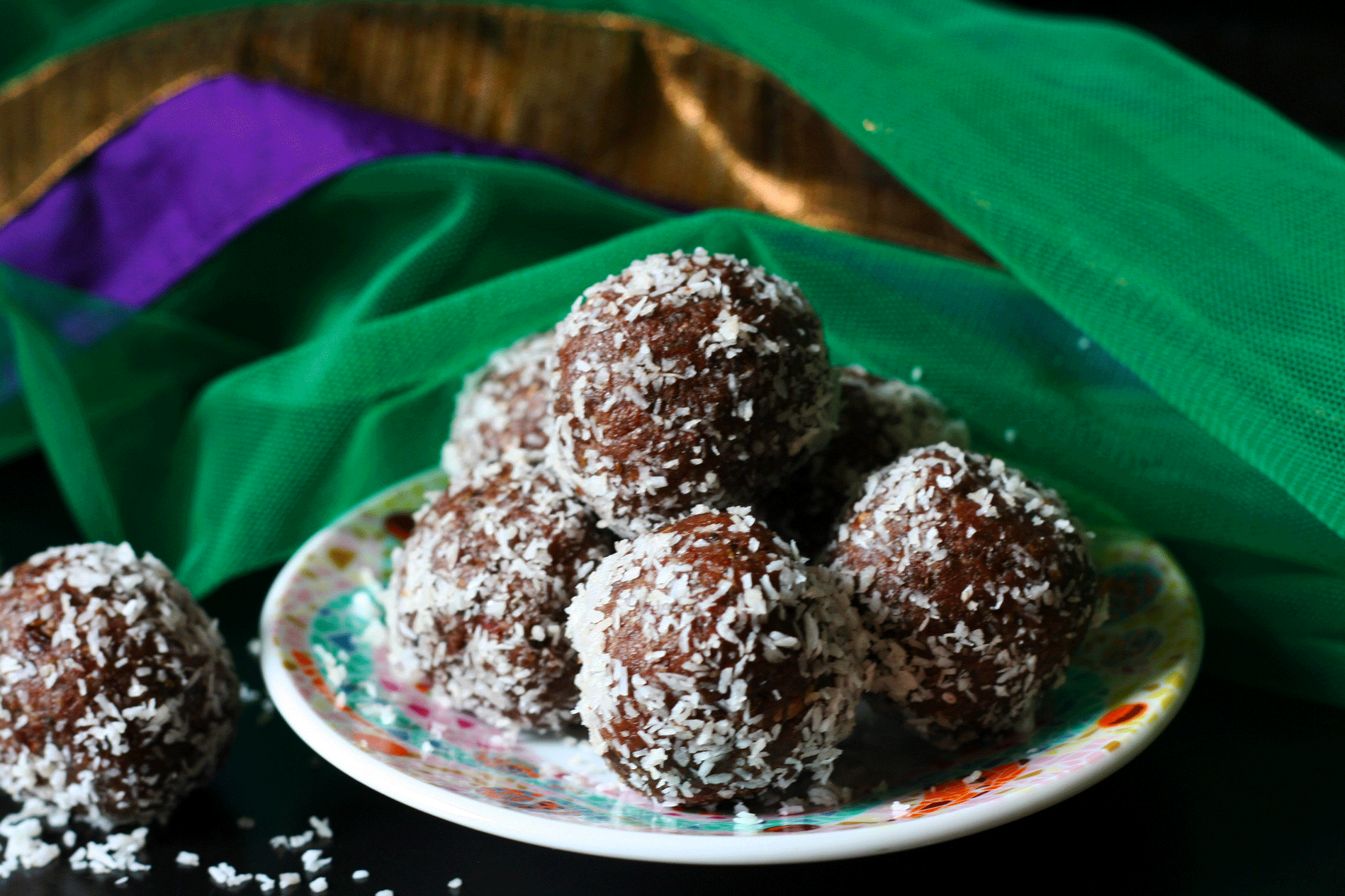 Vegan chocolate truffes