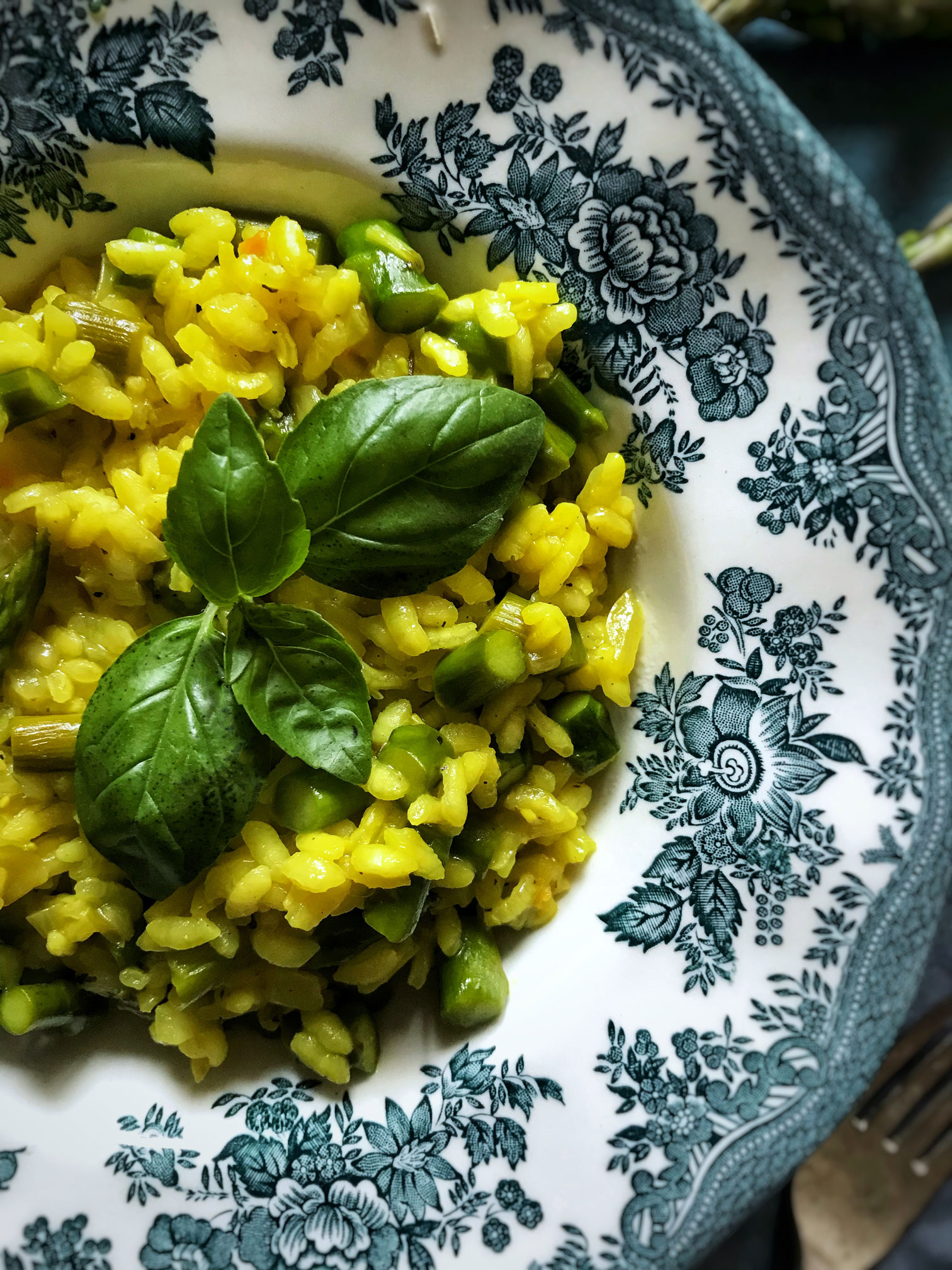 Asparagus risotto