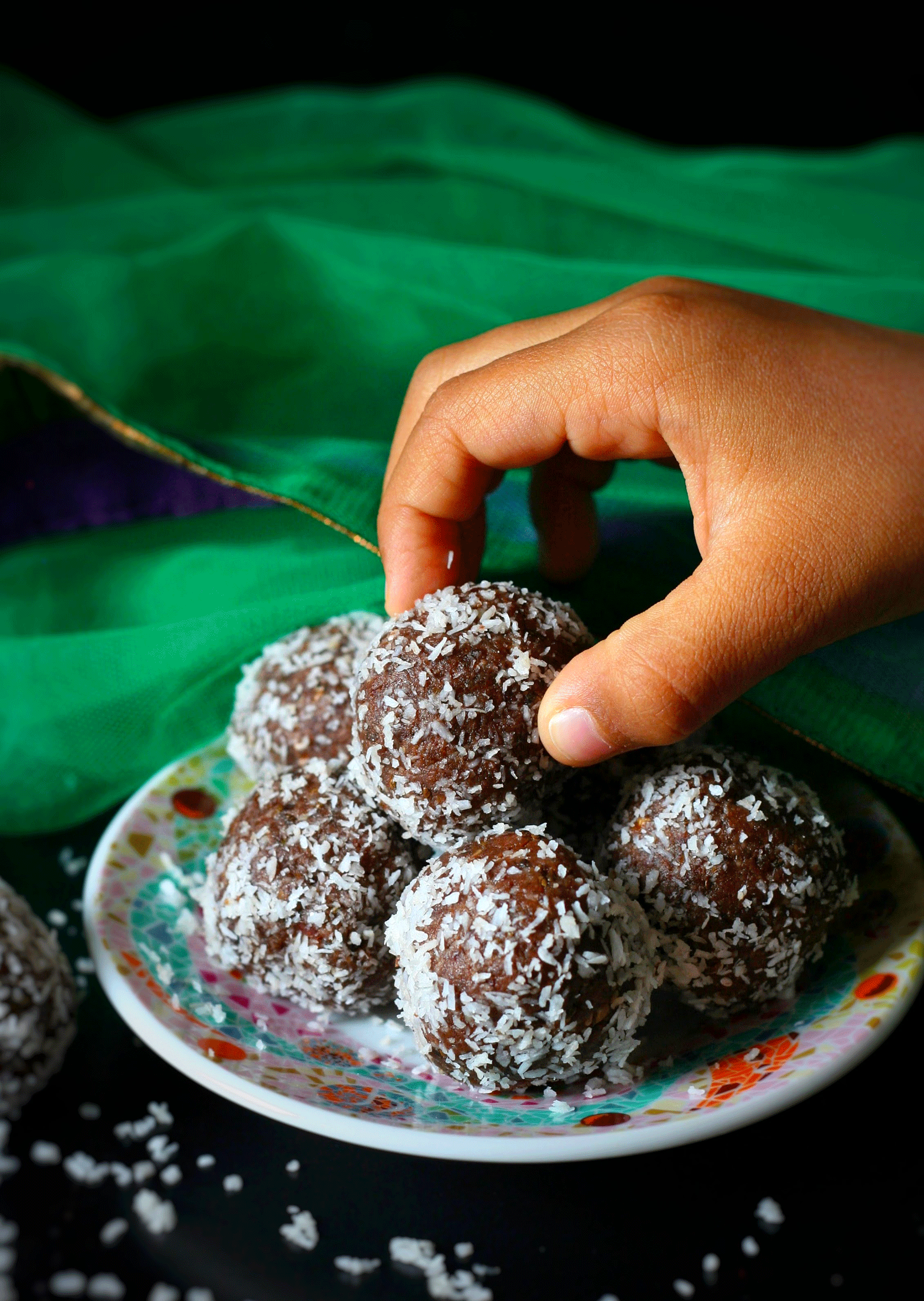 Vegan chocolate truffes