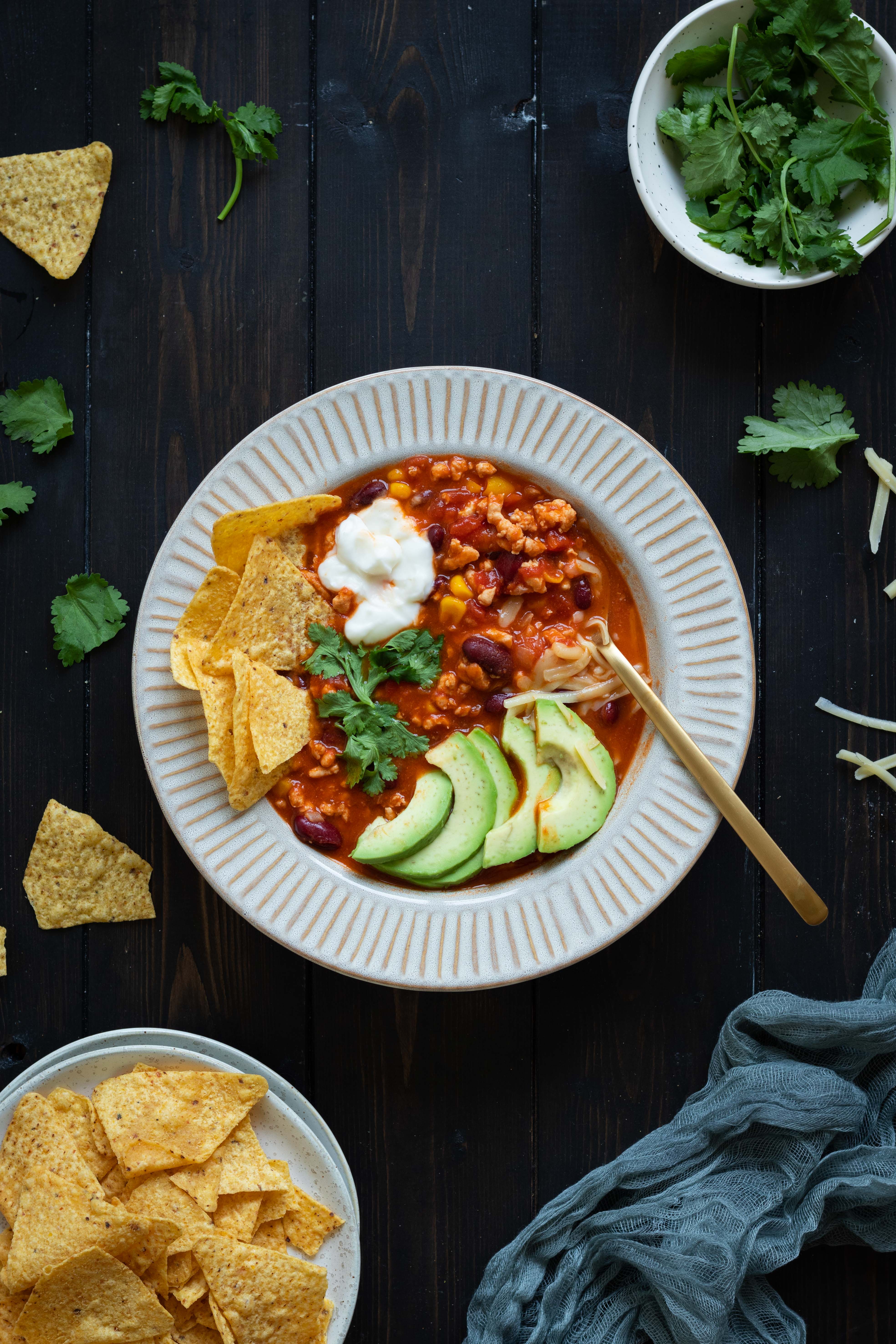 Taco turkey chili