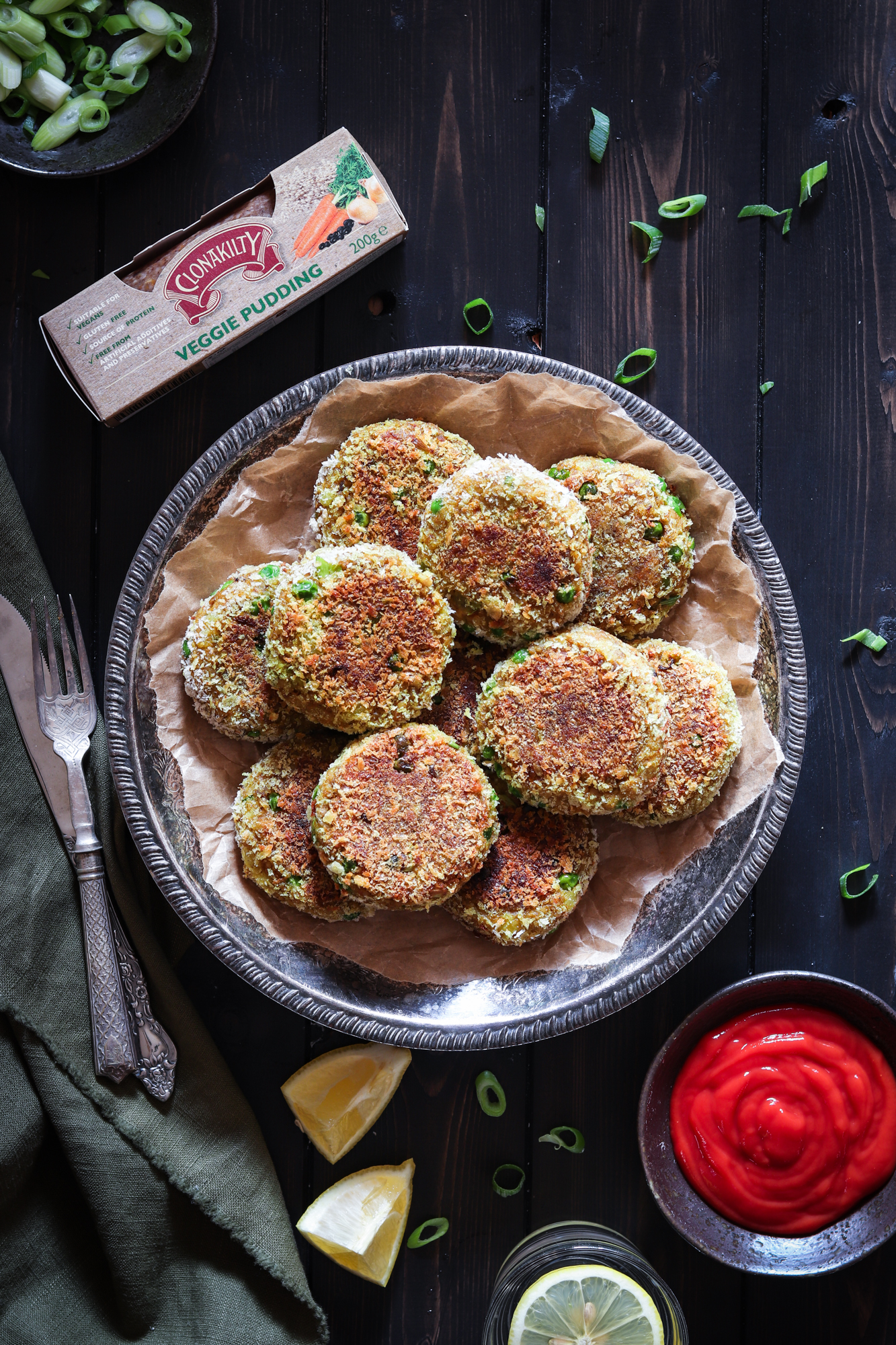 Indian spiced veggie pudding cutlets