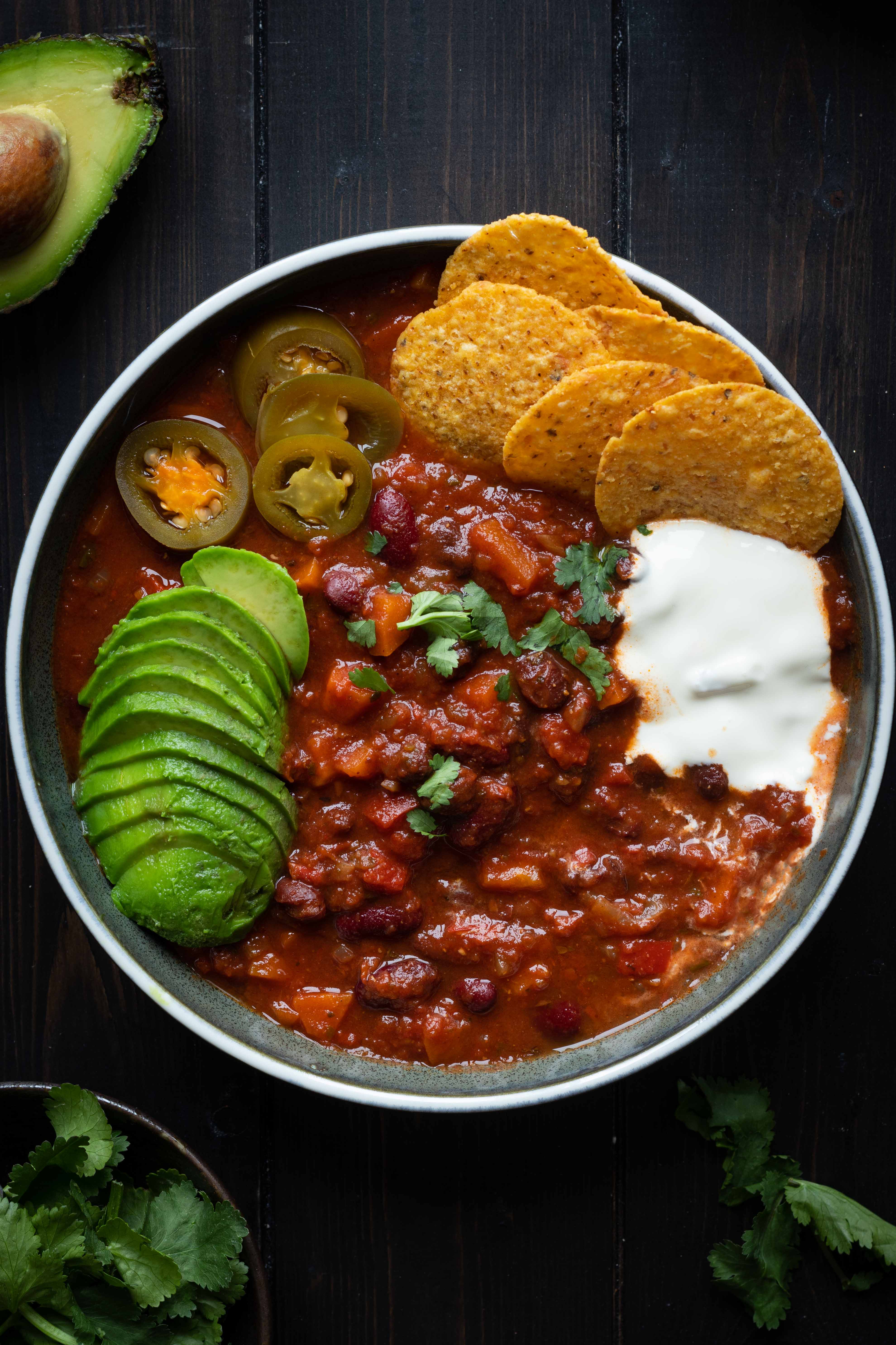 Slow cooker Veggie Chilli