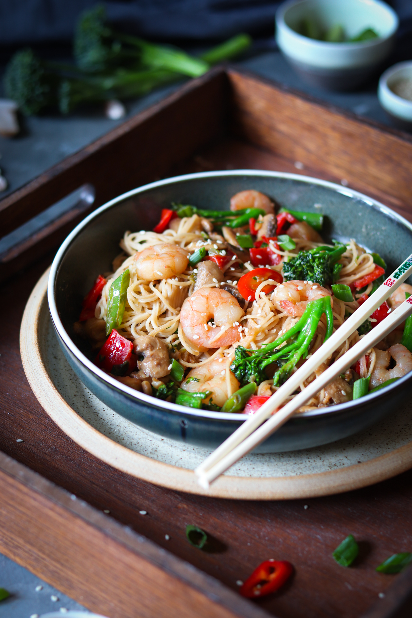 Miso Noodles with Tenderstem Broccoli - The Veg Connection