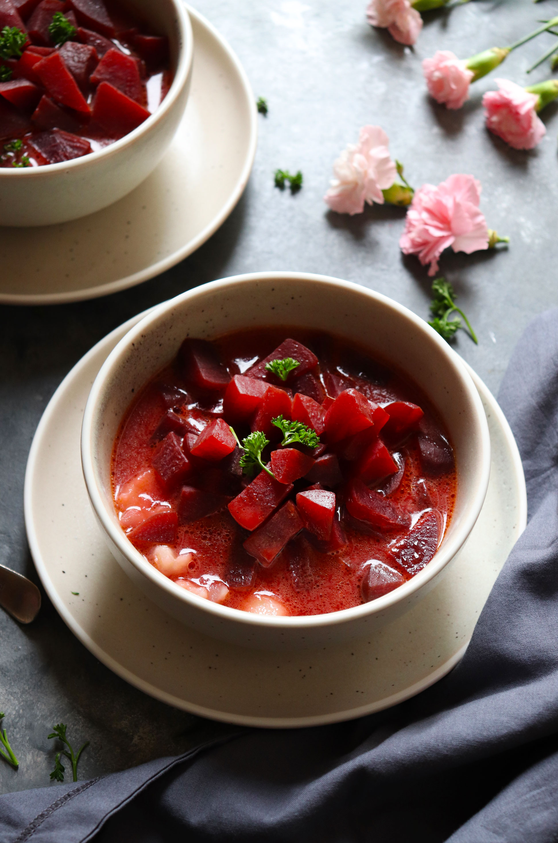 Polish beetroot soup Barszcz zupa buraczkowa