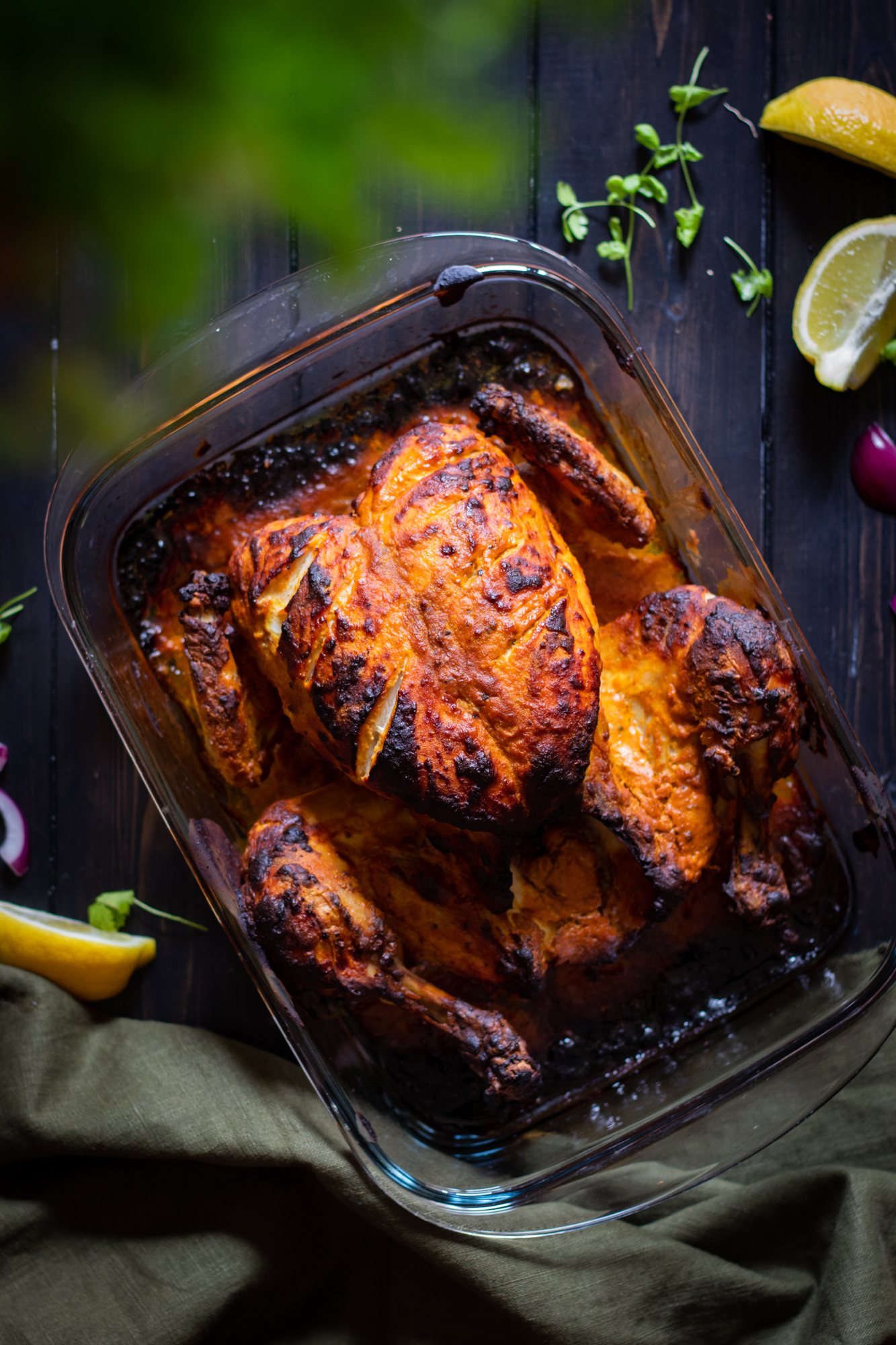 Tandoori chicken whole