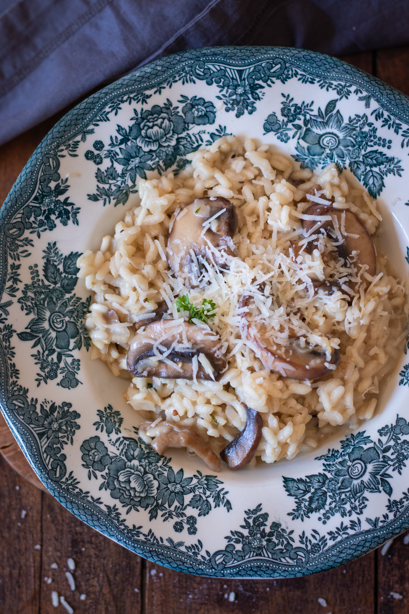 Mushroom risotto