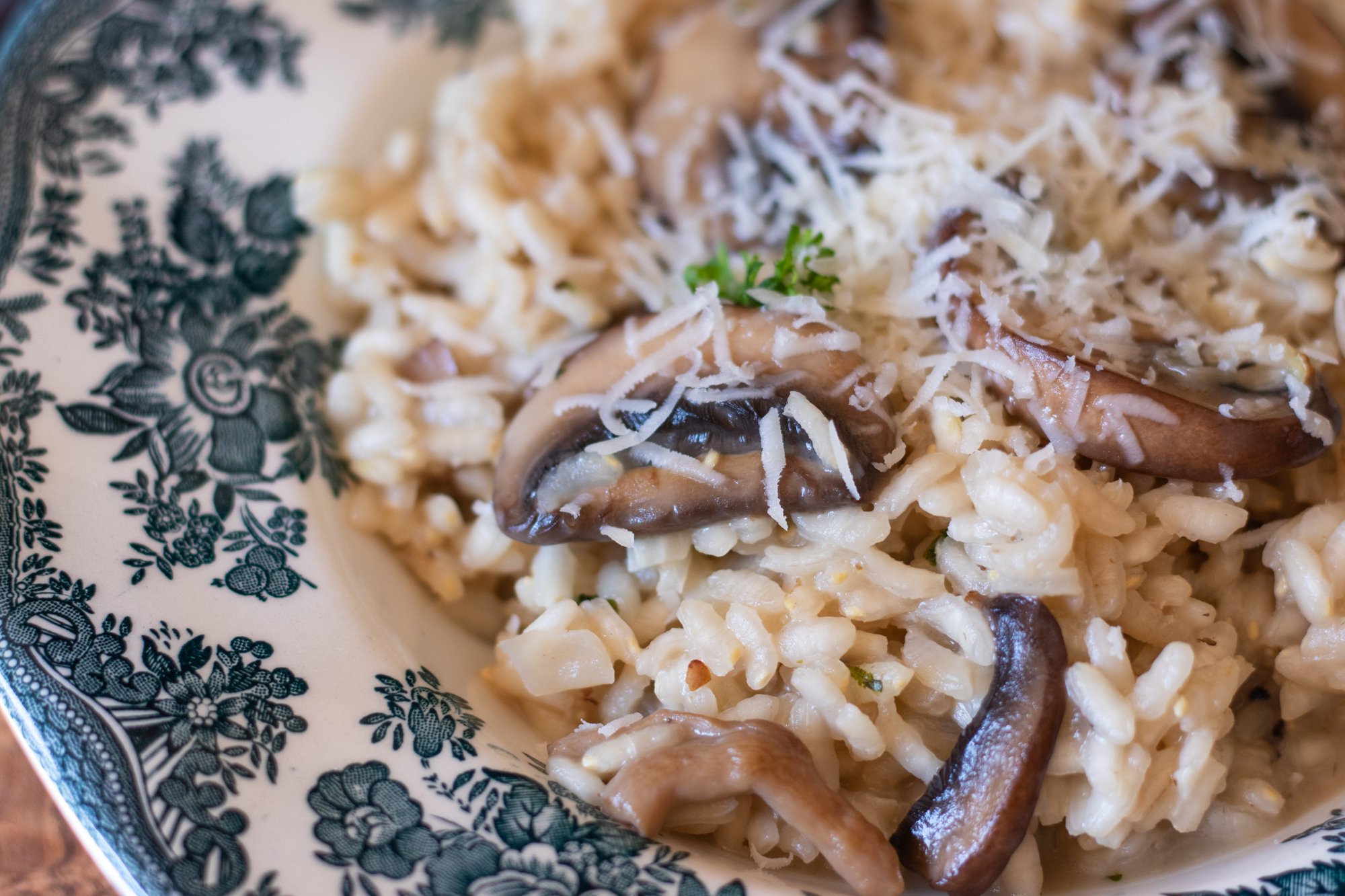 Mushroom risotto