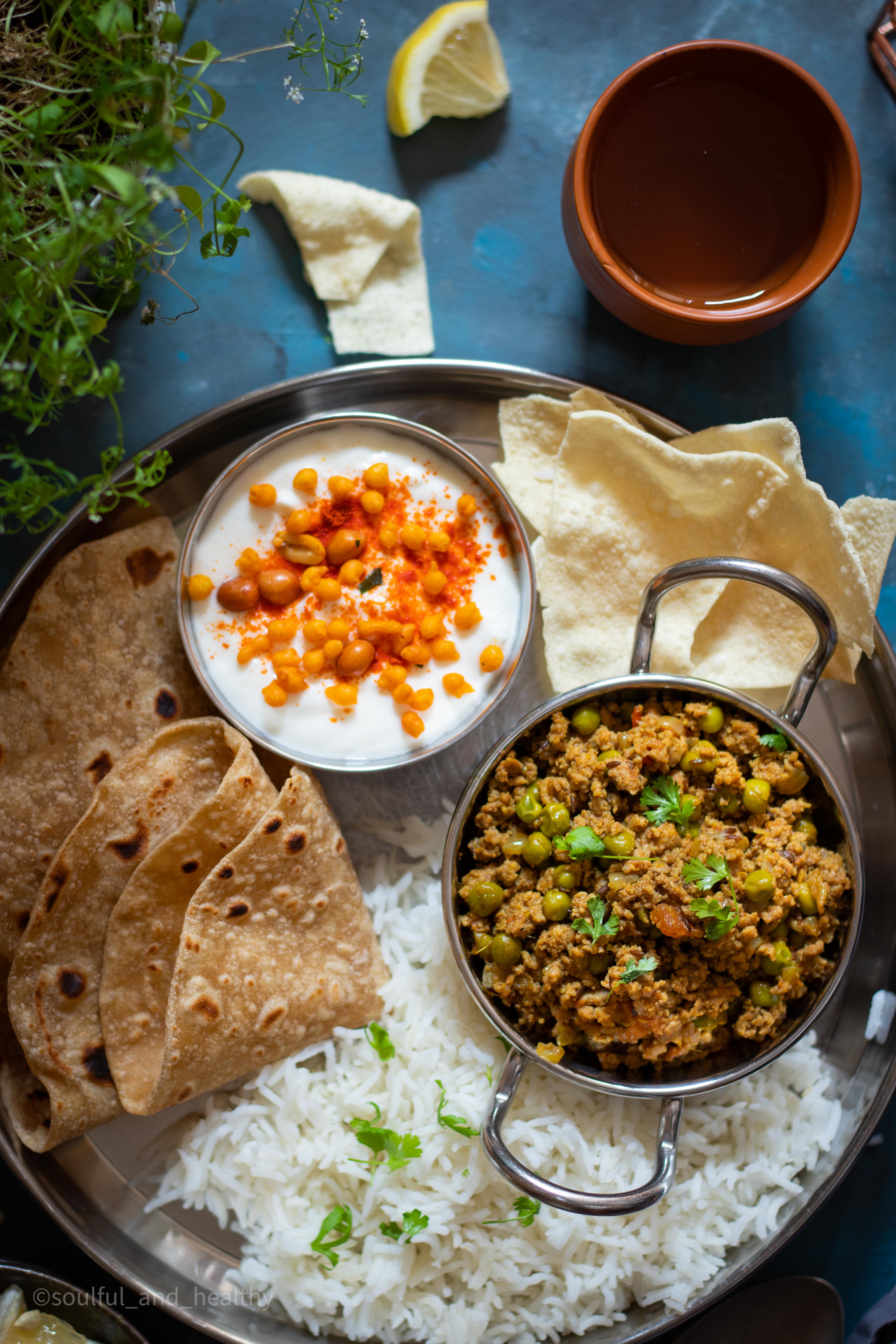 Keema Matar (Lamb mince with green peas curry)