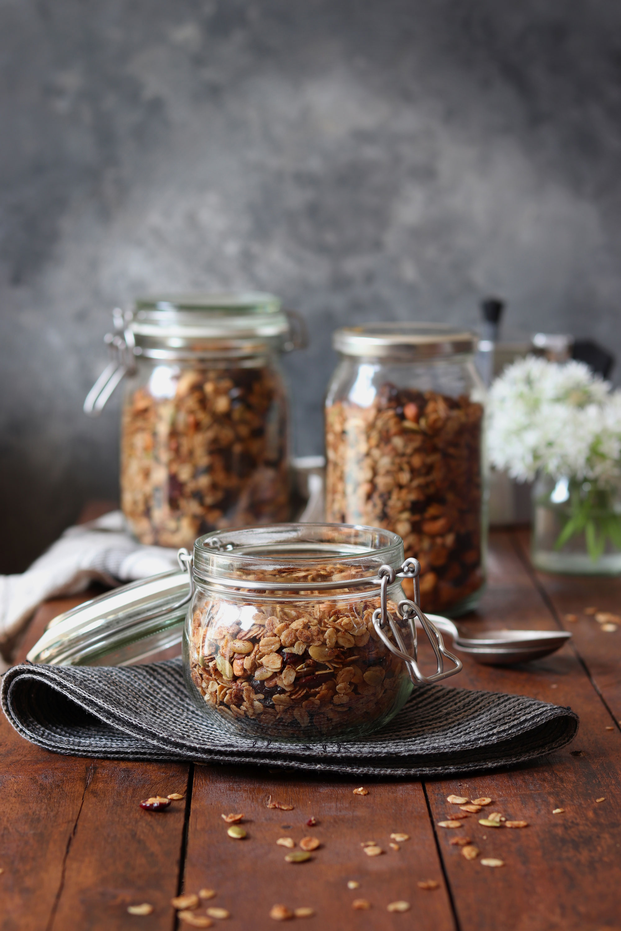 Honey cinnamon granola