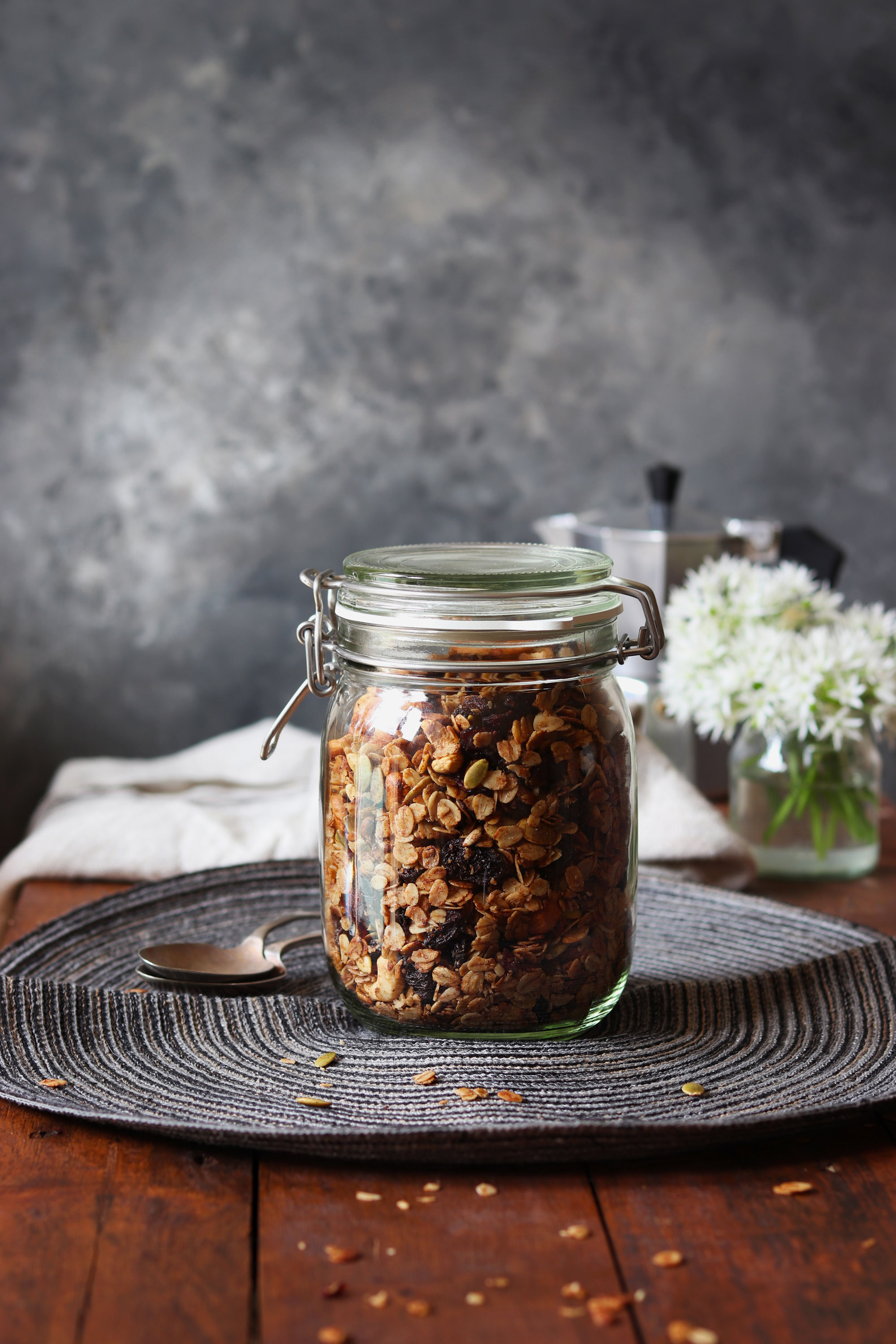 Honey cinnamon granola