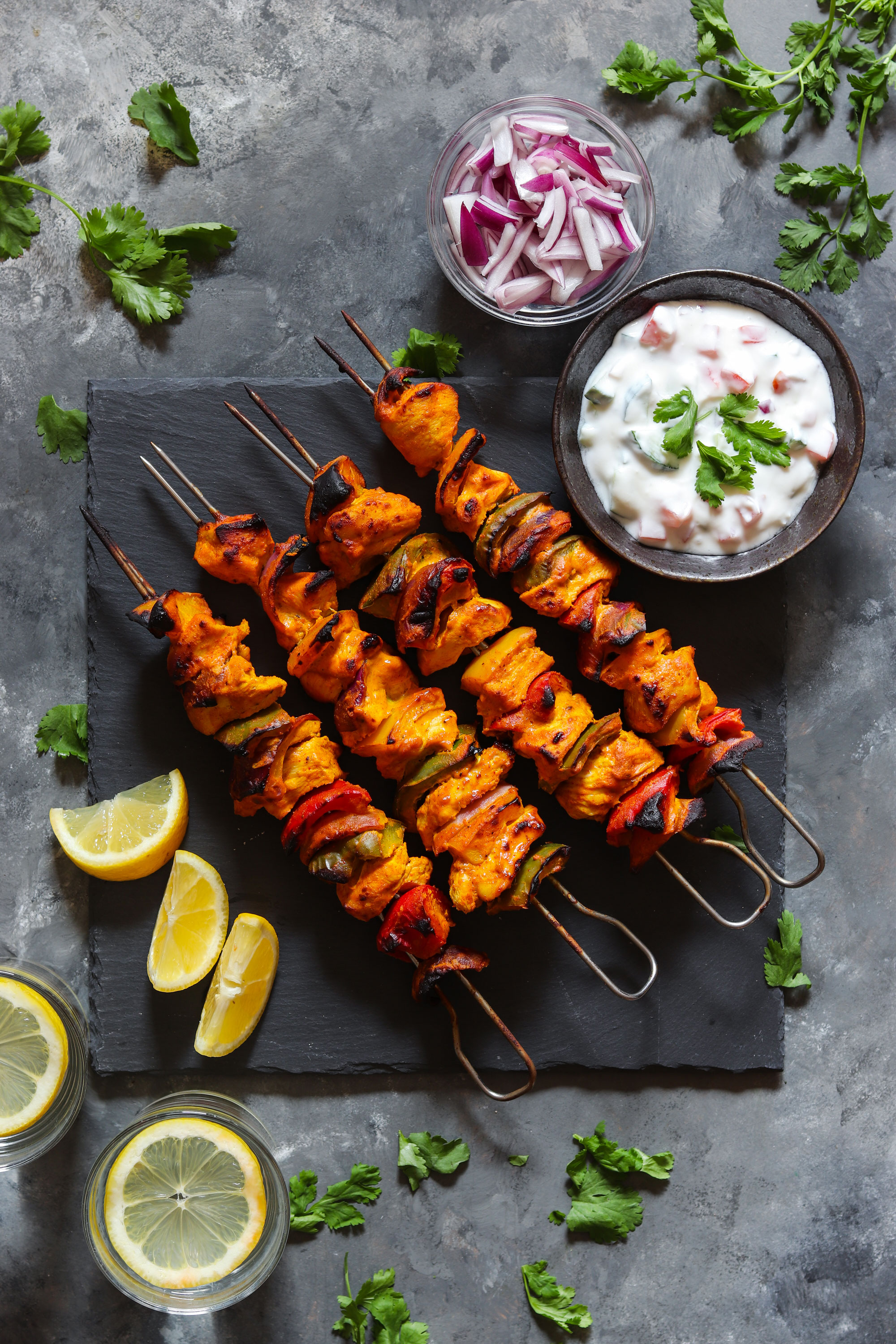 Tandoori chicken skewers Soulful And Healthy