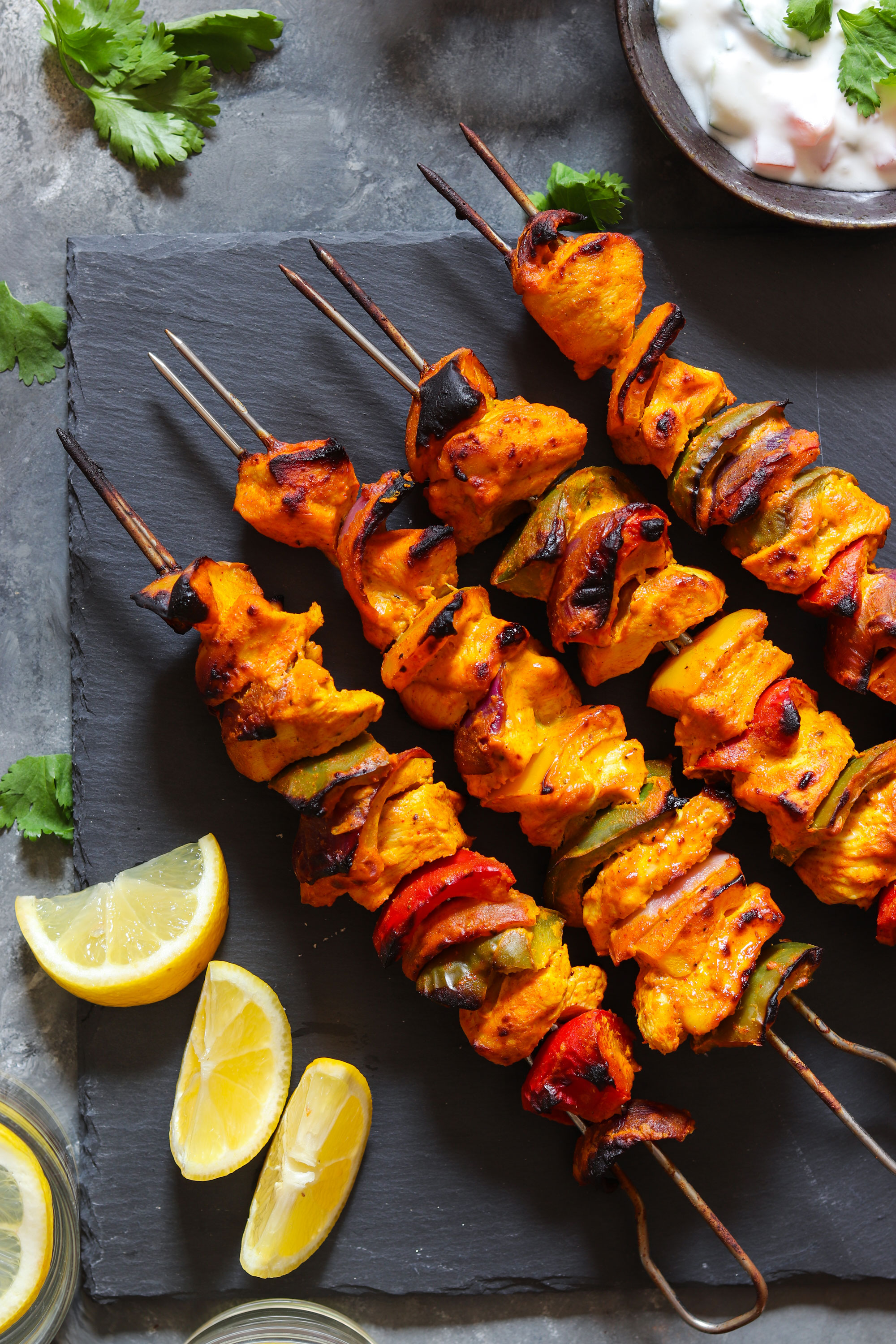 Tandoori chicken skewers | Soulful And Healthy