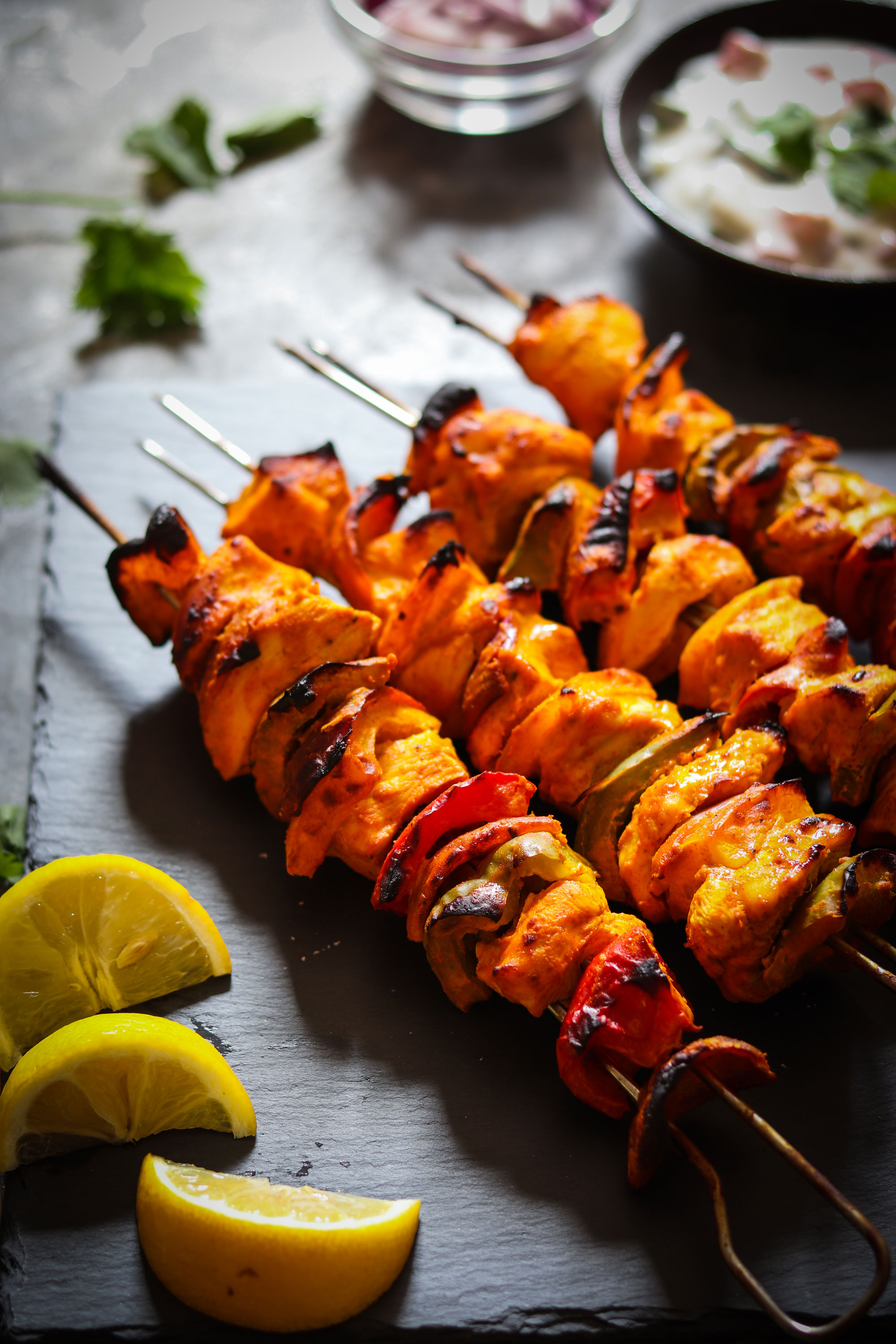 Tandoori Chicken Skewers Soulful And Healthy