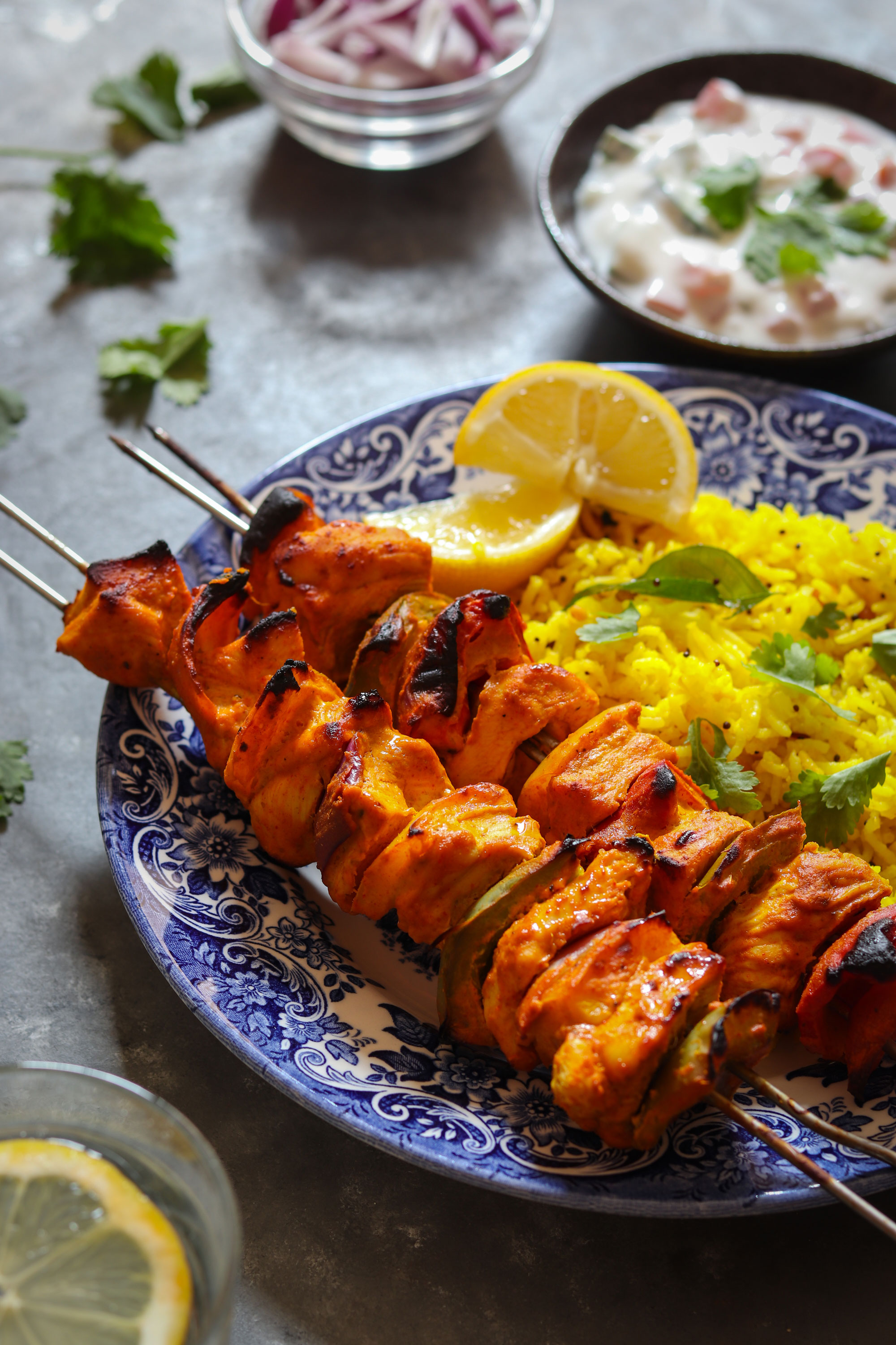 Tandoori chicken skewers | Soulful And Healthy