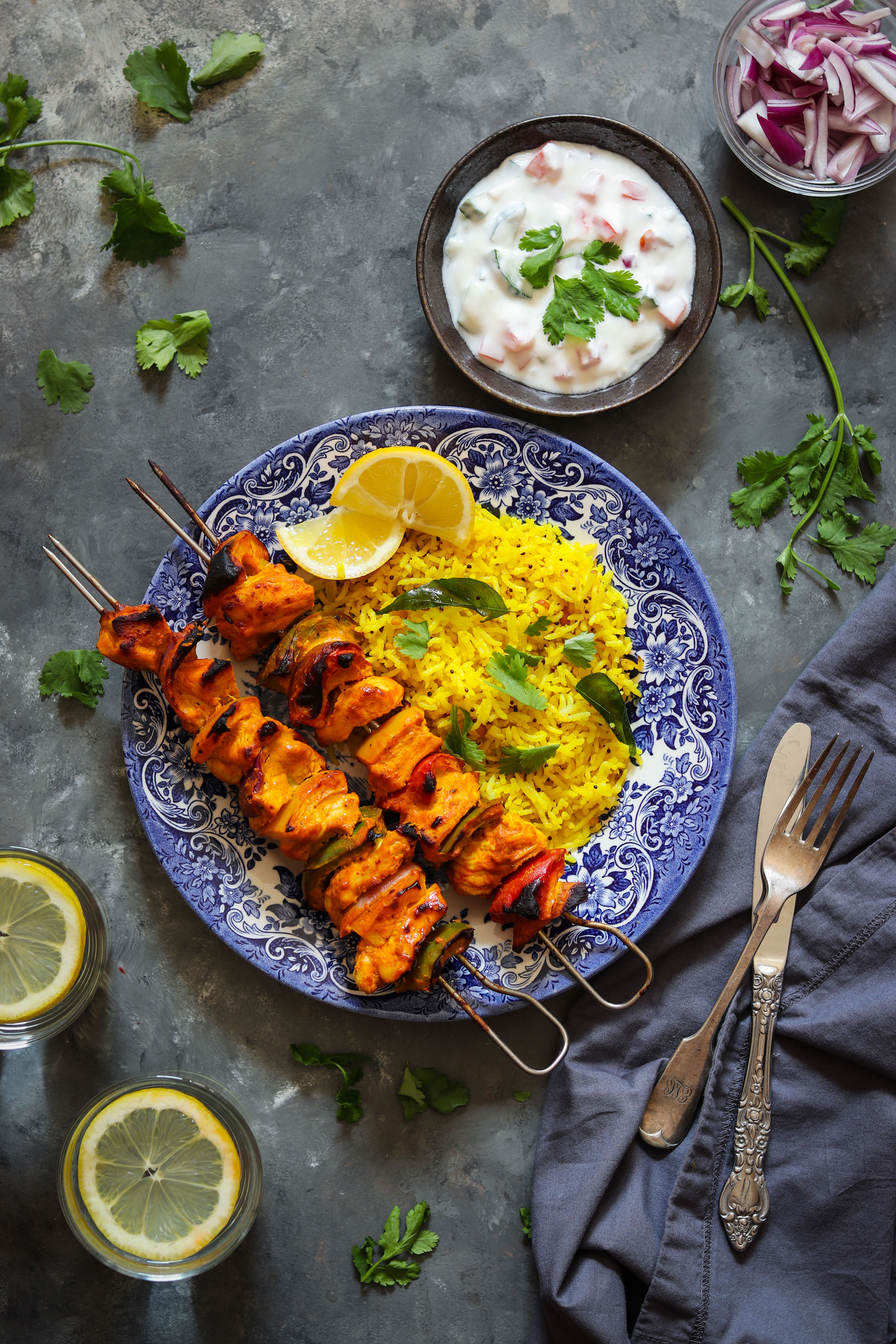 Tandoori chicken skewers | Soulful And Healthy