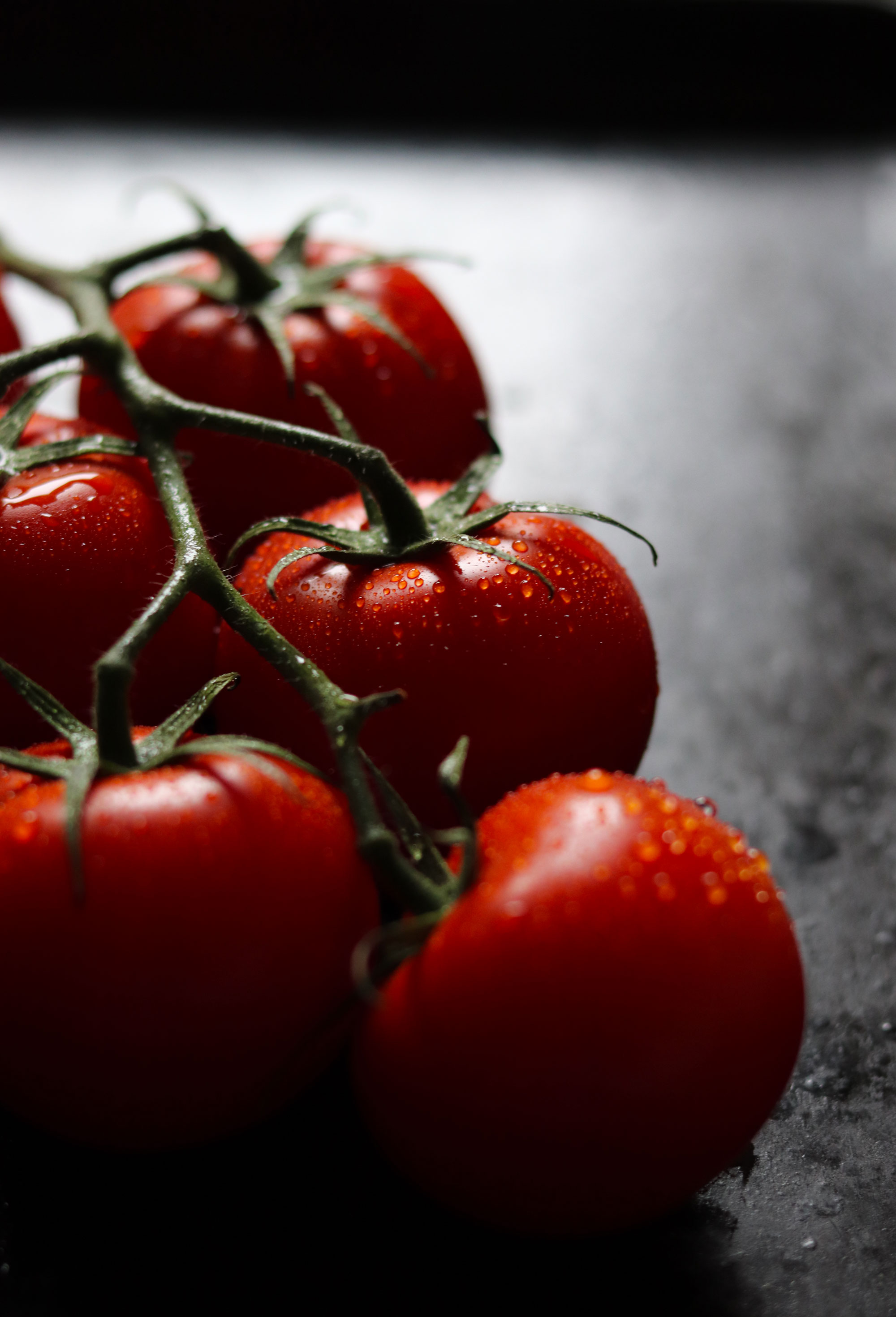 Roasted red pepper and tomatoes soup