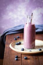 Banana and blueberry smoothie | Soulful And Healthy
