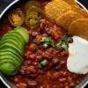 Slow cooker veggie chilli